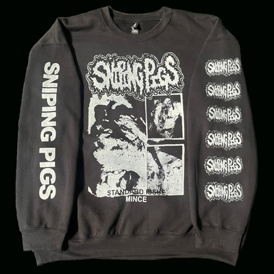 Sniping pigs - "standard issue mince" crew neck