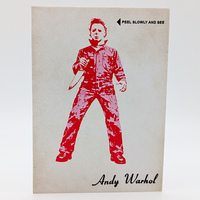 Michael Myers - Andy Warhol Pop Art Velvet Underground (Candy Corn) Halloween Custom Trading Card - Thumbnail 4