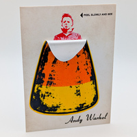 Michael Myers - Andy Warhol Pop Art Velvet Underground (Candy Corn) Halloween Custom Trading Card - Thumbnail 8