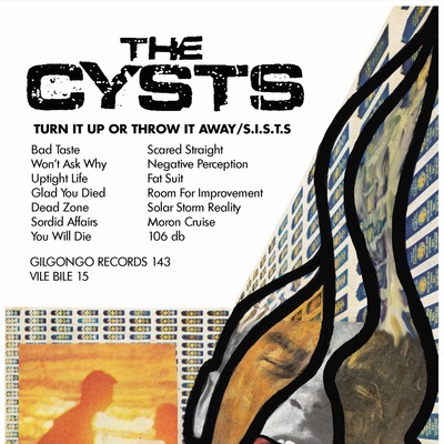 The cysts 'turn it up or throw it away / s.i.s.t.s' lp (gggr-135)