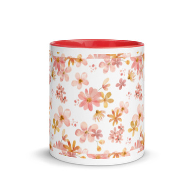 Mug Aki Bloom Cosmos y Cerezos