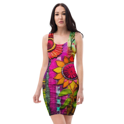 Corral bodycon dress