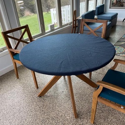 Speed-lite poker table cover with pad – fits 54" round table – made to order by playezze – free shipping