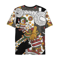 Mictlantecuhtli All Over Men's Crew T-Shirt - Thumbnail 1