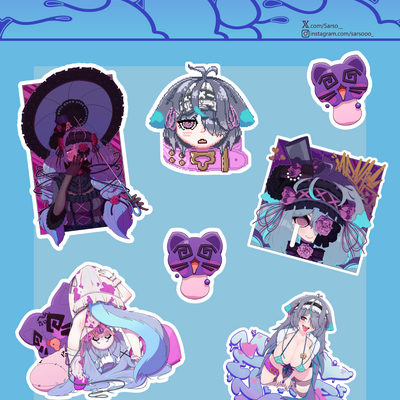 Menace sticker sheet