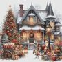 Christmas Landscape 5 Cross Stitch Pattern-1