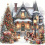 Christmas Landscape 5 Cross Stitch Pattern-2