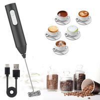 Electric Milk Foamer Maker Handheld Milk  - Thumbnail 1