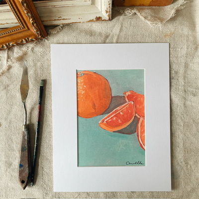 “a sweet memory” matted print 8x10