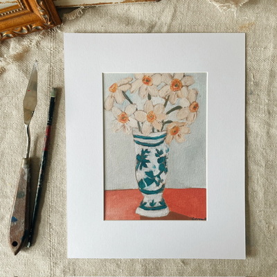 “Buttercups For Days” matted print 8x10