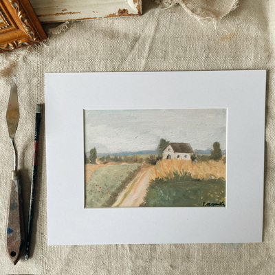 “The Road Home” matted print 8x10