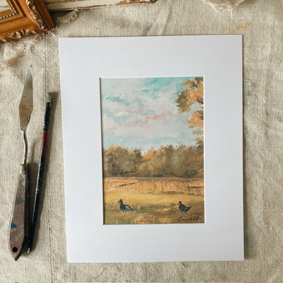 “Golden Glow” matted print 8x10