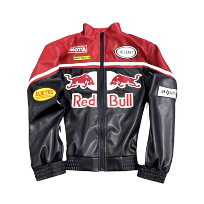 Red bull racing team motorcycle jacket