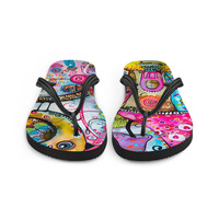 Home Lillys Fabrics Flip-Flops - Thumbnail 3