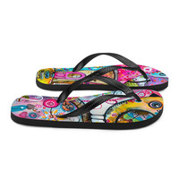 Home Lillys Fabrics Flip-Flops - Thumbnail 5
