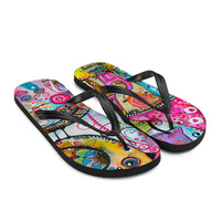 Home Lillys Fabrics Flip-Flops - Thumbnail 6
