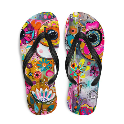 Wondering lisa's frabic flip-flops