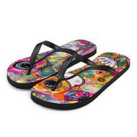 Wondering Lisa's Frabic Flip-Flops - Thumbnail 1