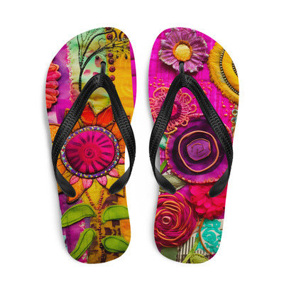 Bridget Frabic Flip-Flops