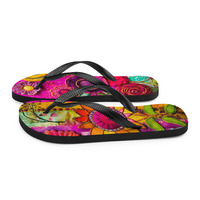 Bridget Frabic Flip-Flops - Thumbnail 4