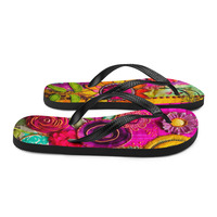 Bridget Frabic Flip-Flops - Thumbnail 5