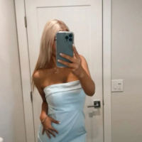 Sheath Blue Short Stain Homecoming Dress - Thumbnail 1
