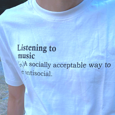 Free shipping-"a socially acceptable way to be antisocial" tee