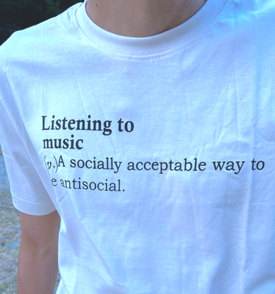 Free Shipping-"A SOCIALLY ACCEPTABLE WAY TO BE ANTISOCIAL" TEE