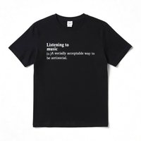 Free Shipping-"A SOCIALLY ACCEPTABLE WAY TO BE ANTISOCIAL" TEE - Thumbnail 2