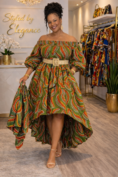 Emerald Sun Hi Low Dress