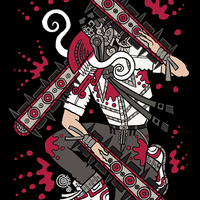 Macuahuitl Man black T-Shirt  - Thumbnail 1