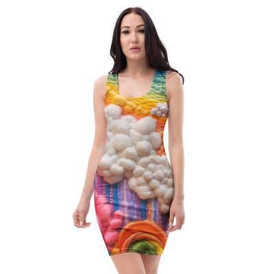 Cloudy linda's bodycon dress