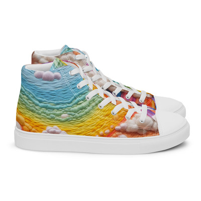 Cloudy linda's womens high top canvas shoes