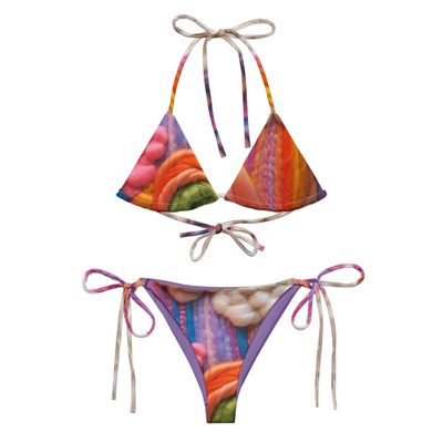 Cloudy Lindas string bikini