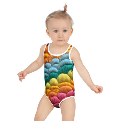 Rainbow baby swimsuit
