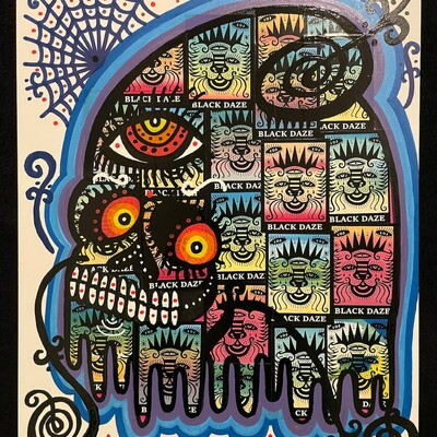 Sticker skull original 