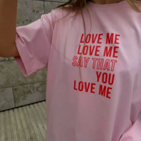 SAY THAT YOU LOVE ME PRINT TEE - Thumbnail 4