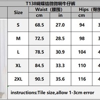 Big Bow Flare Leg Jeans - Thumbnail 6