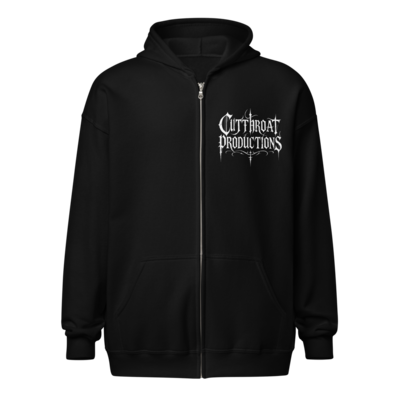 Cutthroat productions zip up hoodie