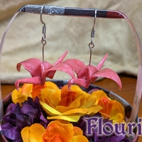 Origami Crane Earrings - Red Set - Thumbnail 1