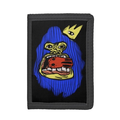 Gorilla bites skull wallet