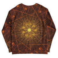 Cosmic Radiance: A Stellar Intersection Unisex Sweatshirt - Thumbnail 1