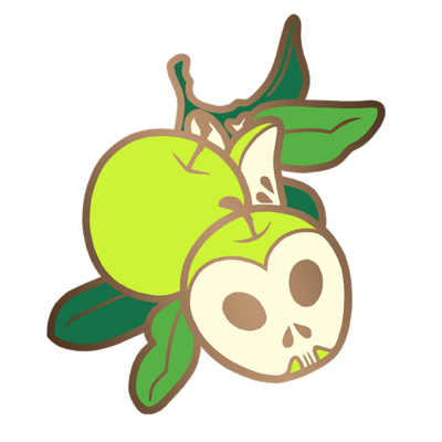 Green Apples Pin