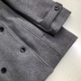 50% Wool Double Breasted Women Coat for Winter Long sleeves button Style-2