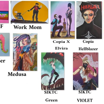 11x17 art prints (each sold separately) 