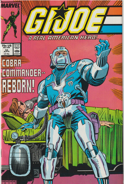 Marvel comics g.i. joe set of three 58, 59, yearbook 3 (1987)