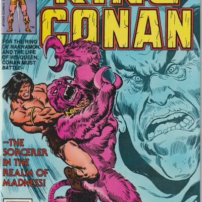 Marvel comics king conan set of six 5, 6, 7, 8, 9, 9 (1981-82) thomas buscema chan moench