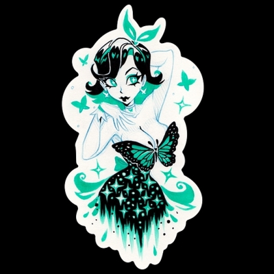 Mariposa sticker