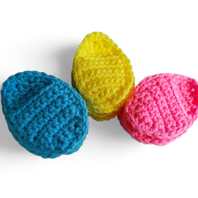Refillable easter eggs pack of 6