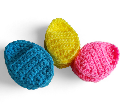 Refillable Easter eggs Pack of 6